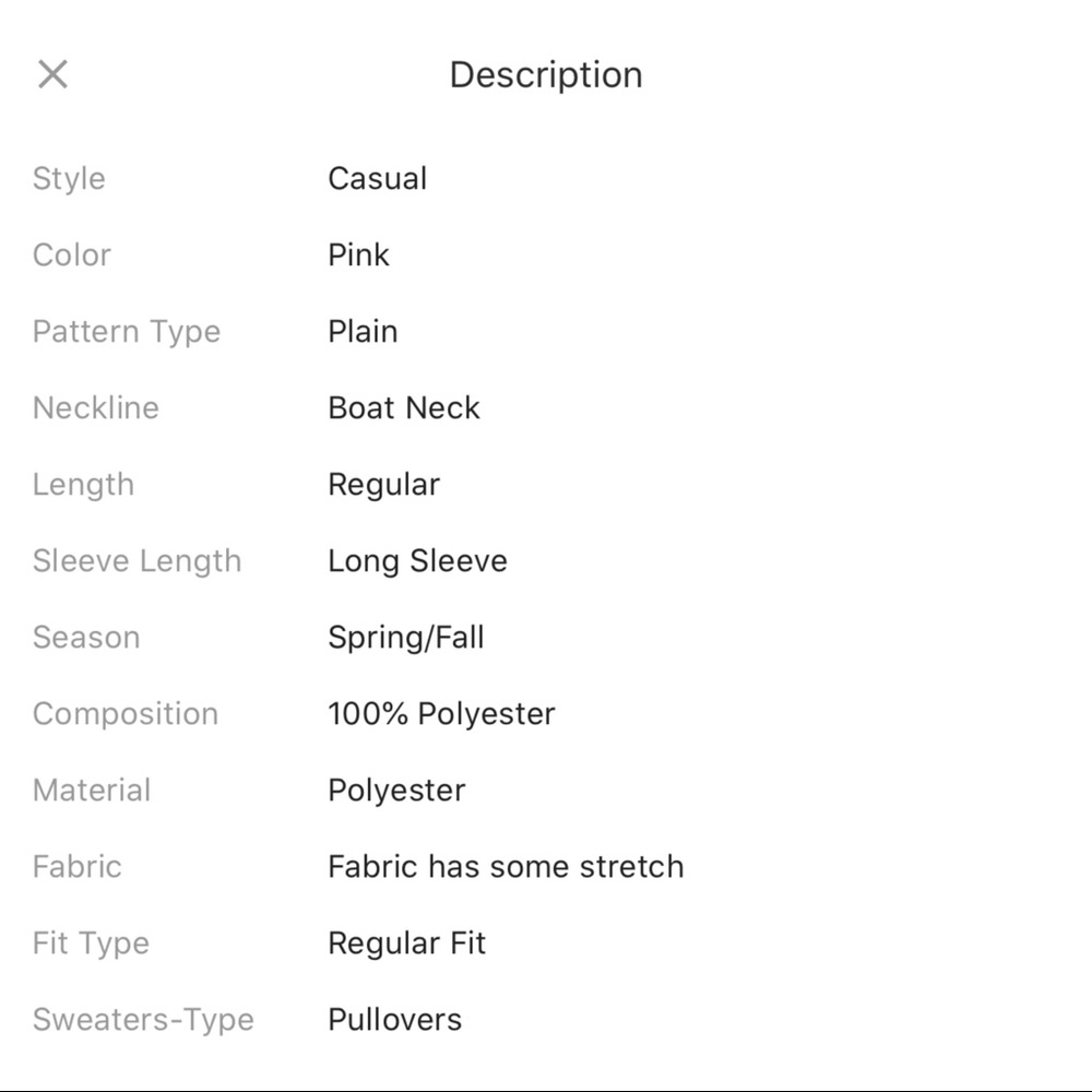 NEW PLUS Mauve Boat Neck Waffle Sweater - Picture 7 of 7